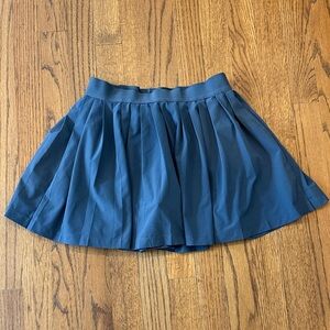 Athleta Girl size 12 Navy Blue Pleated Tennis Skirt